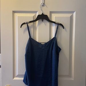 Dark Blue Flowy Tank Top